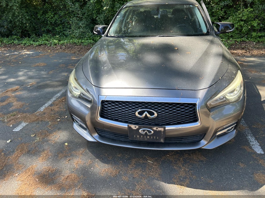 2016 Infiniti Q50 VIN JN1EV7AR9GM343618 IAAI salvage auction — NORMAL WEAR, Clear-Dealer Only (North Carolina), sold $25 on 2026-07-29 (photo 6)