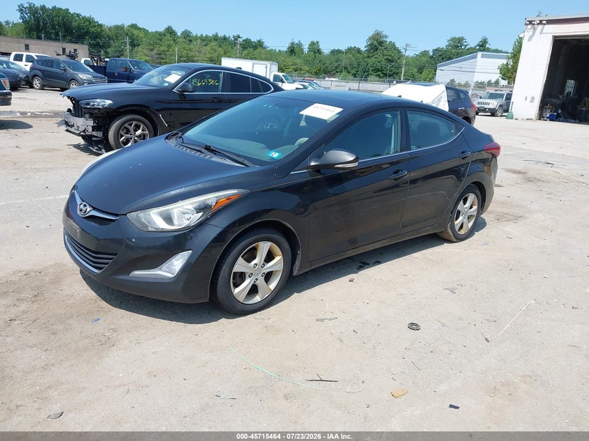 2016 Hyundai Elantra VIN KMHDH4AE6GU606199 IAAI salvage auction — NORMAL WEAR, Rental Rides - Enterprise (New Hampshire), sold $25 on 2026-07-29 (photo 2)