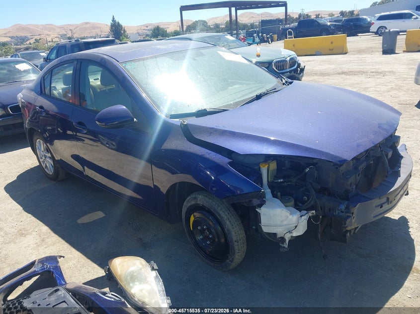 2013 Mazda 3 VIN JM1BL1WP4D1776299 IAAI salvage auction — NORMAL WEAR, Clear - Dealer Only (California), sold $375 on 2026-07-30 (photo 1)