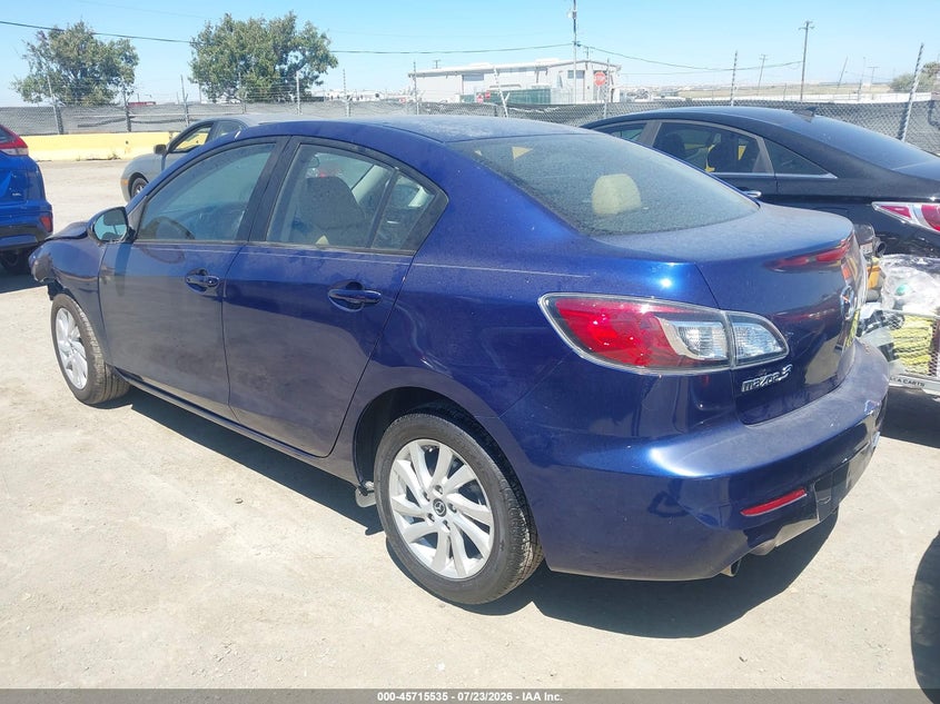 2013 Mazda 3 VIN JM1BL1WP4D1776299 IAAI salvage auction — NORMAL WEAR, Clear - Dealer Only (California), sold $375 on 2026-07-30 (photo 3)
