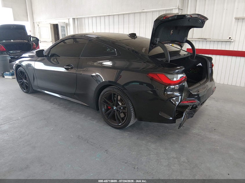 2021 BMW 4er VIN WBA13AR08MCH02219 IAAI salvage auction — FRONT & REAR, Wait Title, sold $11,400 on 2026-08-20 (photo 3)