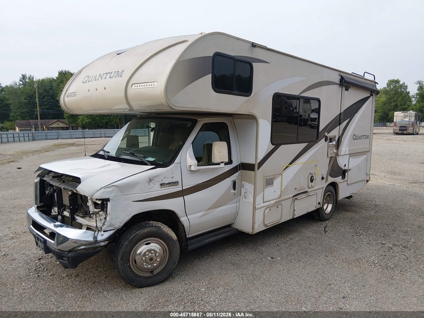 2017 Ford Econoline VIN 1FDXE4FS0HDC14289 IAAI salvage auction — FRONT END, Salvage Title, sold $8,050 on 2026-08-27 (photo 2)