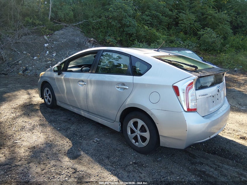 2013 Toyota Prius VIN JTDKN3DU4D0345773 IAAI salvage auction — NORMAL WEAR, Clear (Rhode Island), sold $225 on 2026-07-28 (photo 3)