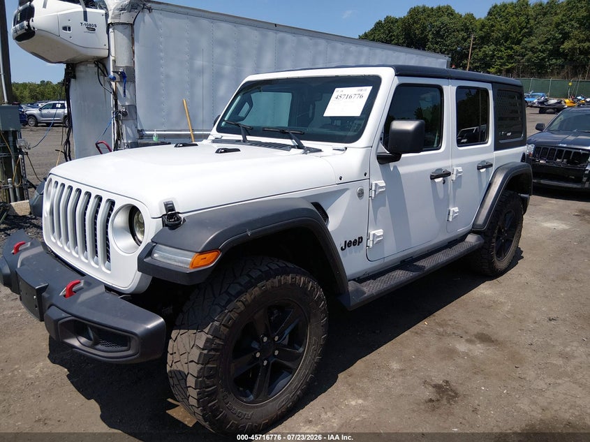 2020 Jeep Wrangler unlimited VIN 1C4HJXEGXLW118444 IAAI salvage auction — MECHANICAL, Clear (Pennsylvania), sold $14,500 on 2026-08-18 (photo 2)