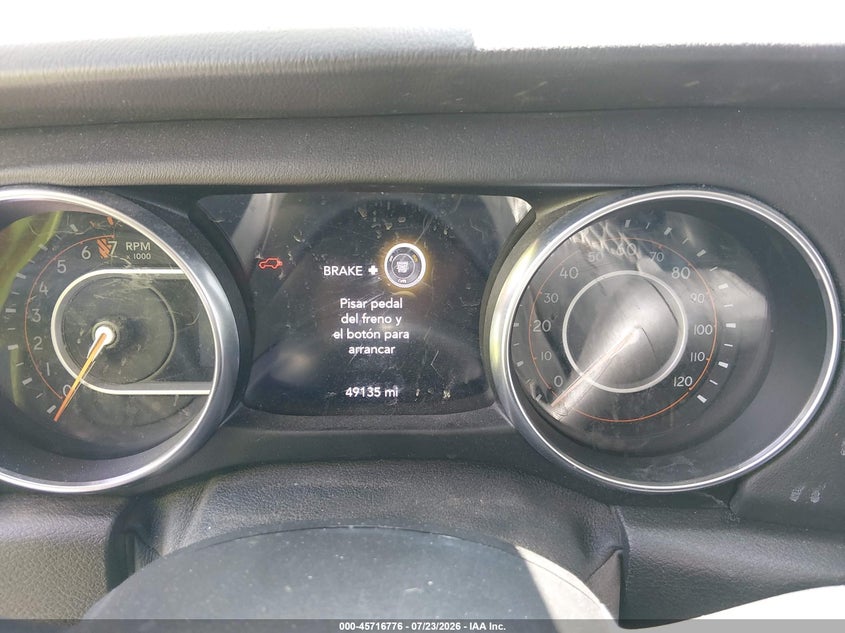2020 Jeep Wrangler unlimited VIN 1C4HJXEGXLW118444 IAAI salvage auction — MECHANICAL, Clear (Pennsylvania), sold $14,500 on 2026-08-18 (photo 7)