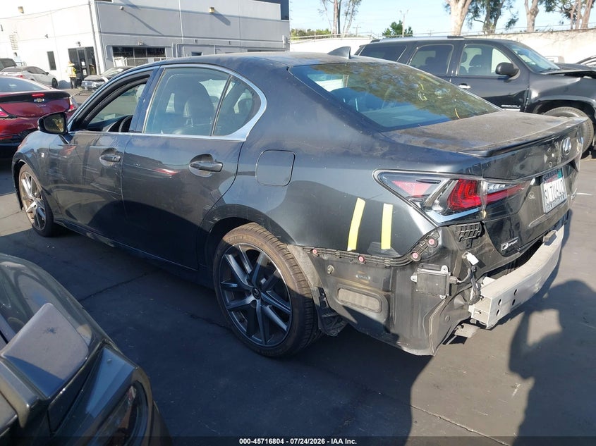 2019 Lexus Gs VIN JTHBZ1BL2KA018880 IAAI salvage auction — REAR END, Wait Title, sold $9,300 on 2026-08-26 (photo 3)
