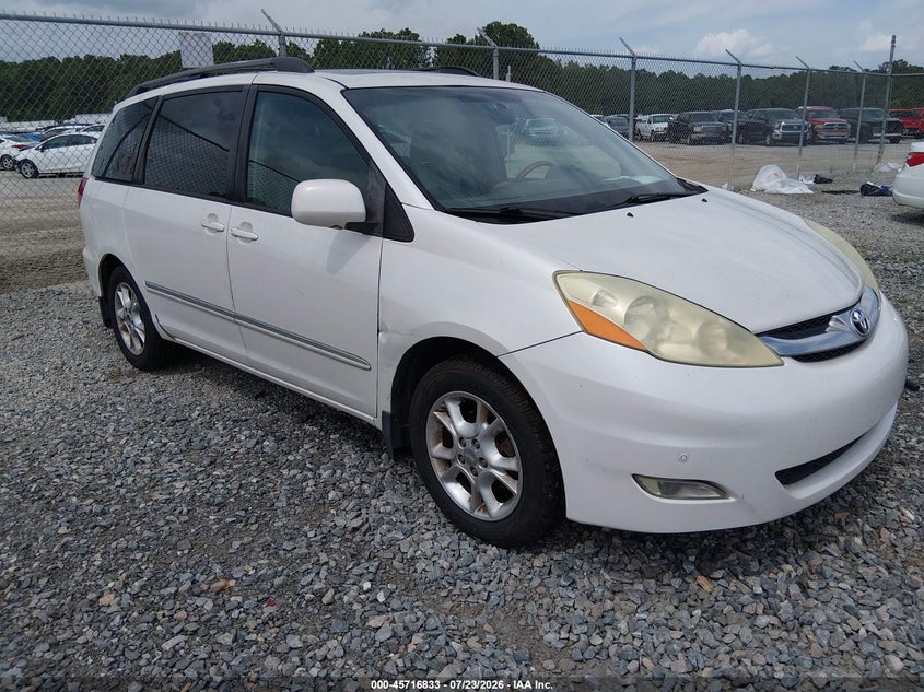 2006 Toyota Sienna VIN 5TDZA22C36S483528 IAAI salvage auction — NORMAL WEAR, Clear (Georgia), sold $25 on 2026-07-31 (photo 1)