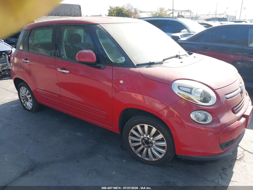 2014 Fiat 500l VIN ZFBCFABH9EZ024940 IAAI salvage auction — REAR END, Salvage Certificate (California), sold $925 on 2026-08-05 (photo 1)