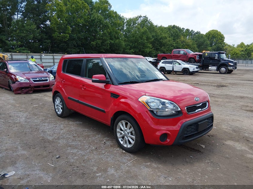 2012 Kia Soul VIN KNDJT2A60C7415079 IAAI salvage auction — NORMAL WEAR, Clear (Tennessee), sold $175 on 2026-07-29 (photo 1)