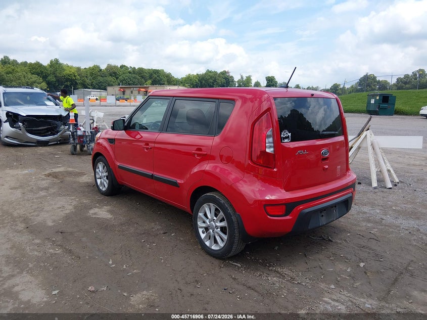 2012 Kia Soul VIN KNDJT2A60C7415079 IAAI salvage auction — NORMAL WEAR, Clear (Tennessee), sold $175 on 2026-07-29 (photo 3)