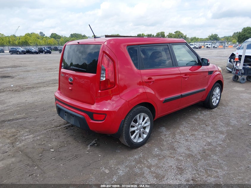 2012 Kia Soul VIN KNDJT2A60C7415079 IAAI salvage auction — NORMAL WEAR, Clear (Tennessee), sold $175 on 2026-07-29 (photo 4)