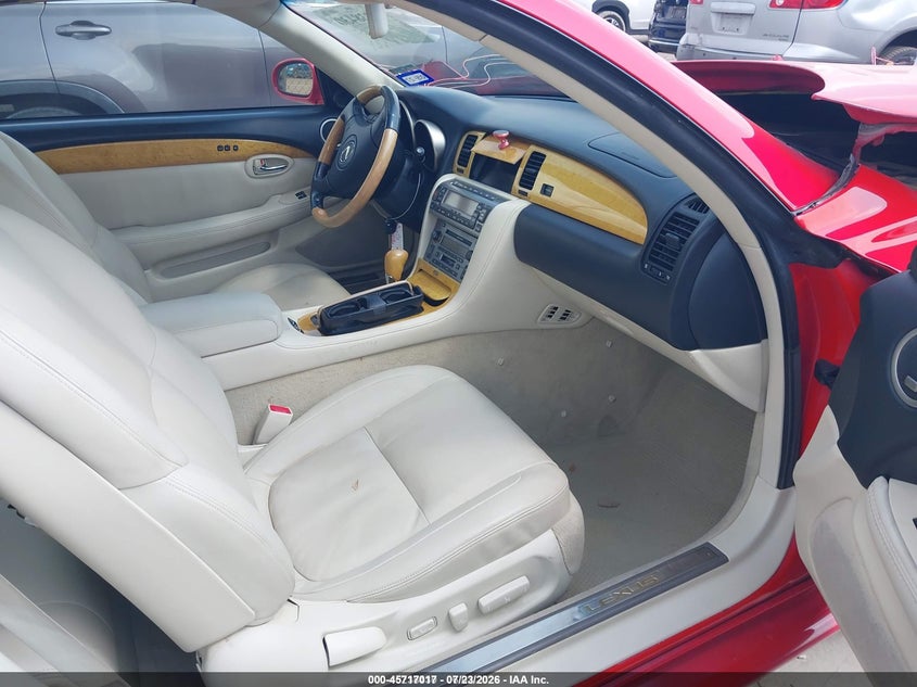 2002 Lexus Sc 430 VIN JTHFN48Y920026546 IAAI salvage auction — FRONT END, Salvage (Texas), sold $25 on 2026-07-29 (photo 5)
