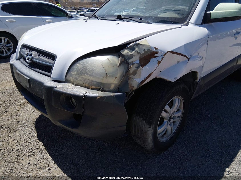 2007 Hyundai Tucson VIN KM8JN12D27U509100 IAAI salvage auction — NORMAL WEAR, Regular (Nevada), sold $225 on 2026-07-31 (photo 6)