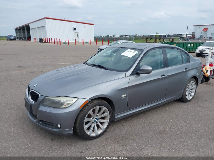 2011 BMW 3 series VIN WBAPK7G58BNN78269 IAAI salvage auction — REAR END, Prior Salvage (Minnesota), sold $1,450 on 2026-08-03 (photo 2)