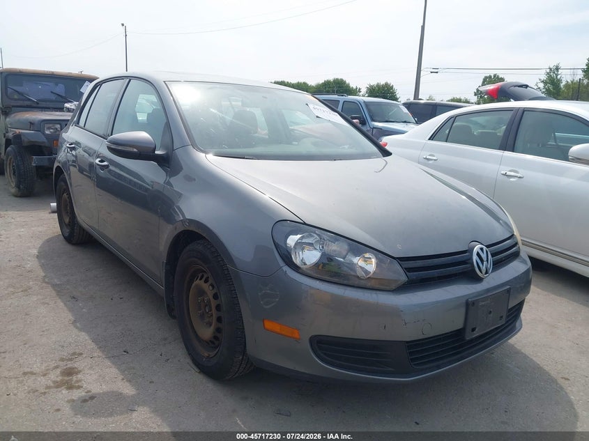 2012 Volkswagen Golf VIN WVWDB7AJ7CW249845 IAAI salvage auction — NORMAL WEAR, Original (Ohio), sold $925 on 2026-08-04 (photo 1)