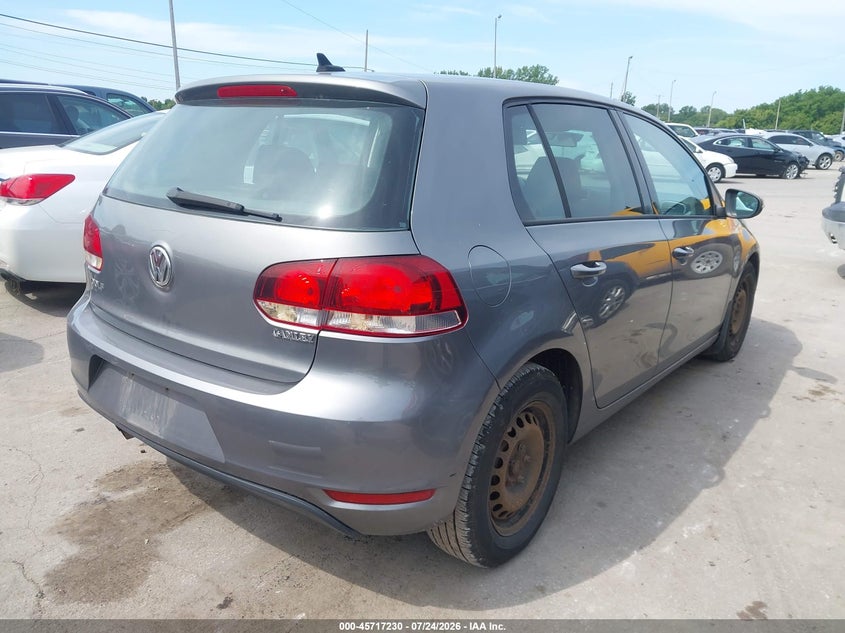 2012 Volkswagen Golf VIN WVWDB7AJ7CW249845 IAAI salvage auction — NORMAL WEAR, Original (Ohio), sold $925 on 2026-08-04 (photo 4)