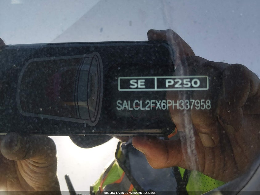 2023 Land rover Discovery sport VIN SALCL2FX6PH337958 IAAI salvage auction — REAR END, Salvage (California), sold $8,800 on 2026-09-02 (photo 9)