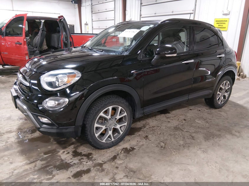 2017 Fiat 500x VIN ZFBCFYCB5HP525732 IAAI salvage auction — RIGHT FRONT, Wait Title, sold $1,050 on 2026-08-13 (photo 2)