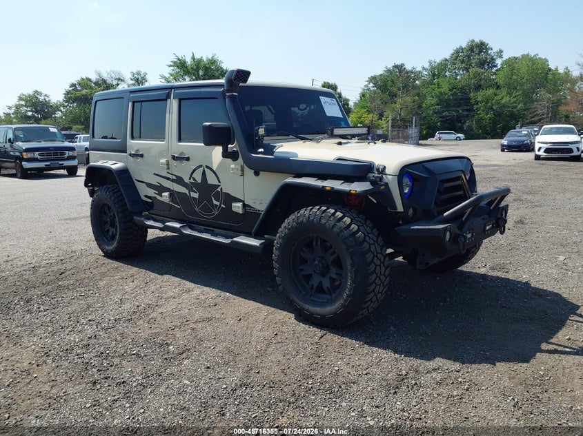 2012 Jeep Wrangler unlimited VIN 1C4HJWEG3CL120256 — IAAI salvage auction photo