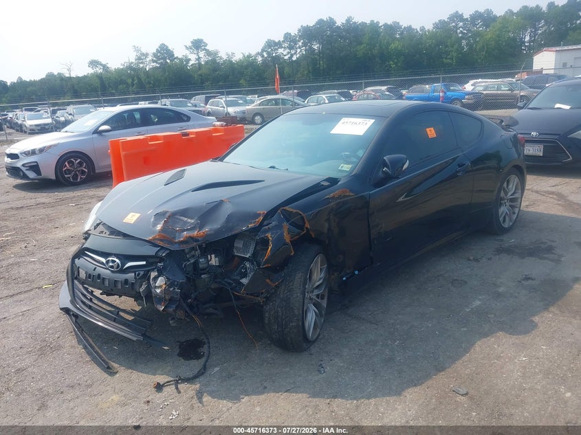 2013 Hyundai Genesis VIN KMHHU6KJ6DU102672 IAAI salvage auction — FRONT END, Clear (Virginia), sold $200 on 2026-07-31 (photo 6)