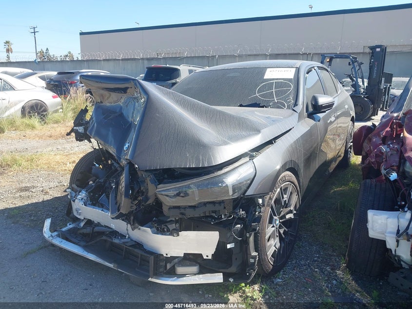 2026 BMW 5 series VIN WBA43FJ05TCX58314 IAAI salvage auction — FRONT END, Salvage Certificate (California), sold $16,050 on 2026-10-14 (photo 2)