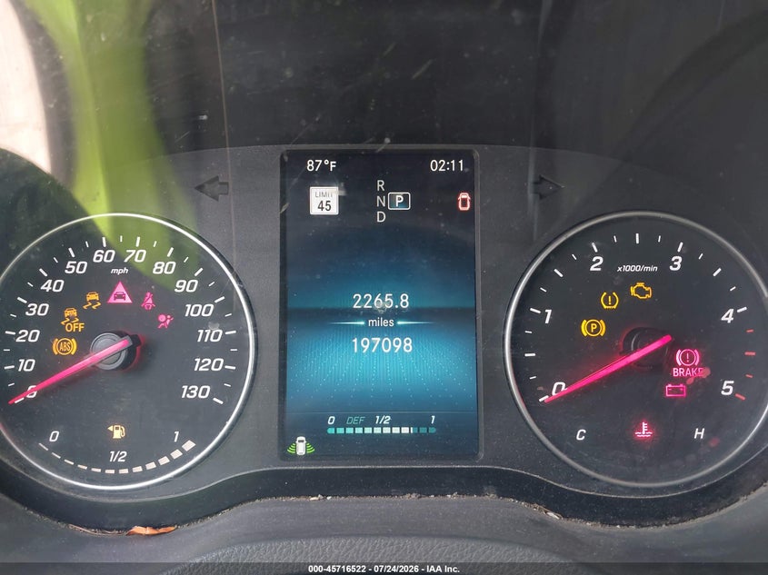 2019 Mercedes-benz Sprinter VIN WD3PF1CD3KP058366 IAAI salvage auction — LEFT FRONT, Clear (New York), sold $4,950 on 2026-08-14 (photo 7)