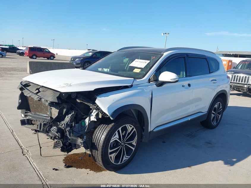 2019 Hyundai Santa fe VIN 5NMS53AA1KH013801 IAAI salvage auction — FRONT END, Salvage (Texas), sold $2,875 on 2026-08-29 (photo 2)