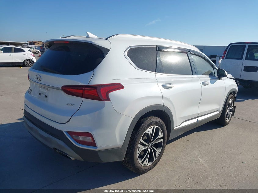 2019 Hyundai Santa fe VIN 5NMS53AA1KH013801 IAAI salvage auction — FRONT END, Salvage (Texas), sold $2,875 on 2026-08-29 (photo 4)