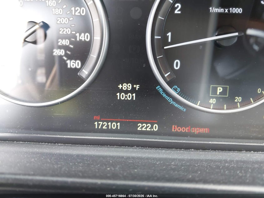 2014 BMW 5er VIN WBA5B1C50ED477375 IAAI salvage auction — NORMAL WEAR, Original (Texas), sold $2,475 on 2026-08-12 (photo 7)