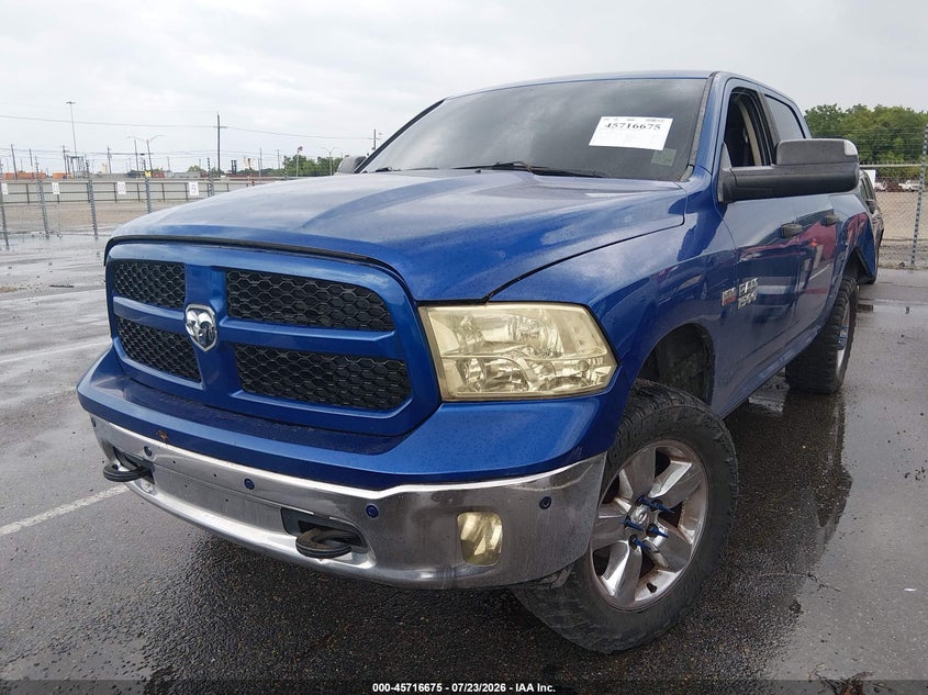 2016 Ram 1500 VIN 1C6RR7LT5GS254191 IAAI salvage auction — REAR END, Wait Title, sold $2,450 on 2026-08-30 (photo 2)