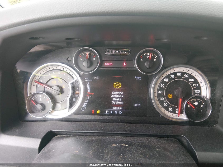 2016 Ram 1500 VIN 1C6RR7LT5GS254191 IAAI salvage auction — REAR END, Wait Title, sold $2,450 on 2026-08-30 (photo 7)