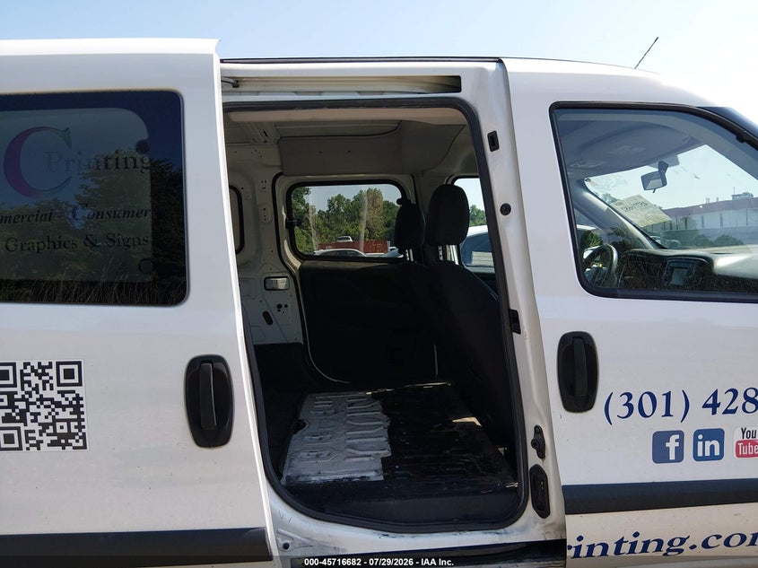 2015 Ram Promaster city VIN ZFBERFAT6F6A87440 IAAI salvage auction — FRONT END, Salvage - Greater Than 75% (Maryland), sold $525 on 2026-08-13 (photo 8)