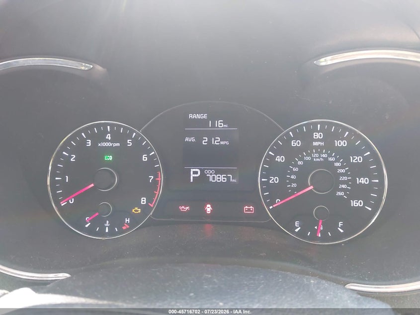2016 Kia Forte VIN KNAFK4A69G5606289 IAAI salvage auction — NORMAL WEAR, Clear (New Jersey), sold $25 on 2026-07-29 (photo 7)