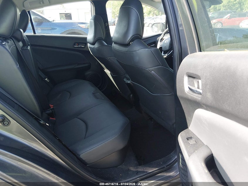 2021 Toyota Prius VIN JTDKAMFP5M3184096 IAAI salvage auction — REAR END, Wait Title, sold $8,350 on 2026-08-20 (photo 8)
