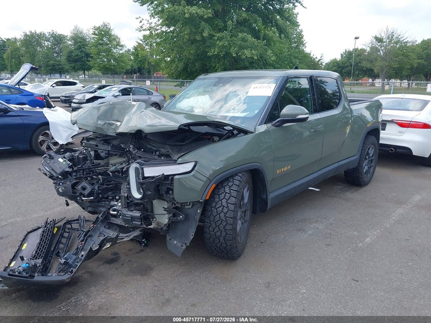 2022 Rivian R1t VIN 7FCTGAAL6NN002444 IAAI salvage auction — FRONT END, Salvage Title, sold $9,075 on 2026-09-17 (photo 2)