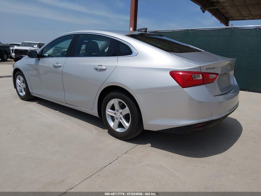 2020 Chevrolet Malibu VIN 1G1ZC5ST8LF036631 IAAI salvage auction — HAIL, Sf97 (Texas), sold $12,150 on 2026-09-01 (photo 3)
