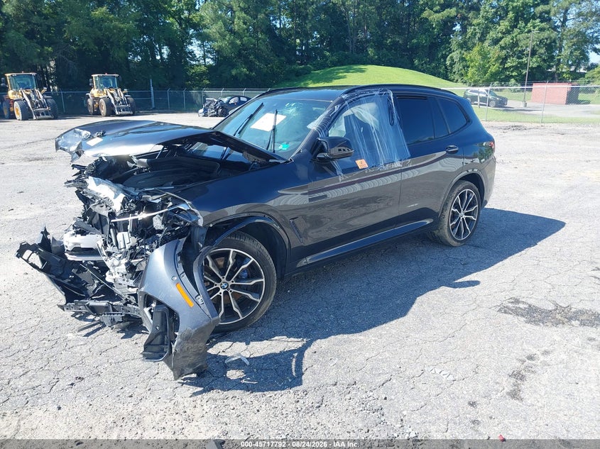 2022 BMW X3 VIN 5UX83DP00N9J60095 IAAI salvage auction — FRONT END, Salvage (Virginia), sold $11,075 on 2026-09-04 (photo 2)
