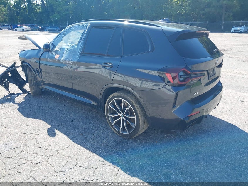 2022 BMW X3 VIN 5UX83DP00N9J60095 IAAI salvage auction — FRONT END, Salvage (Virginia), sold $11,075 on 2026-09-04 (photo 3)