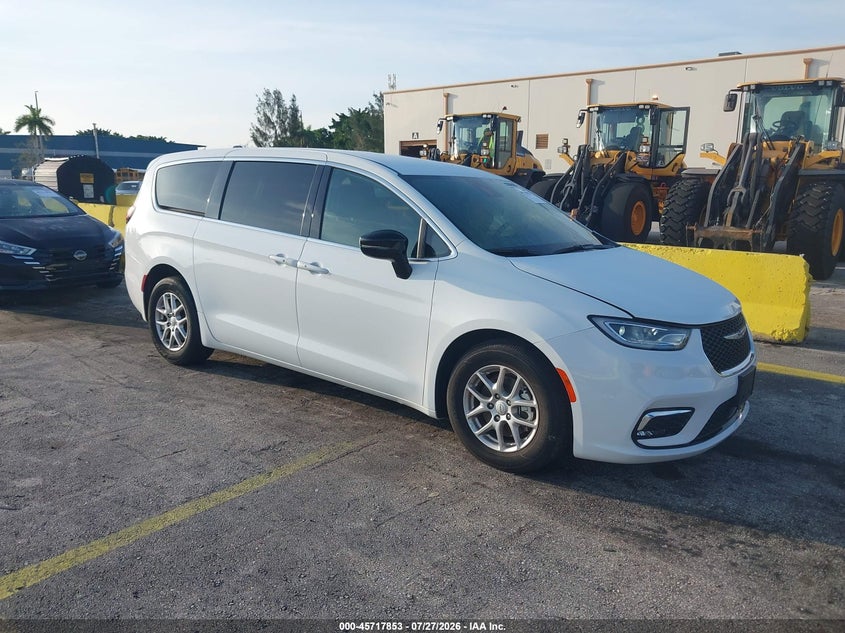 2025 Chrysler Pacifica VIN 2C4RC1BG7SR612087 IAAI salvage auction — LEFT FRONT, Enterprise Vehicles Clear Only (Florida), sold $7,900 on 2026-07-30 (photo 1)