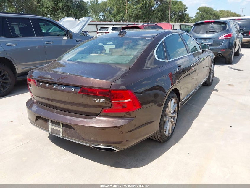 2018 Volvo S90 VIN LVY992ML9JP015529 IAAI salvage auction — SIDE, Original (Texas), sold $10,350 on 2026-09-08 (photo 4)