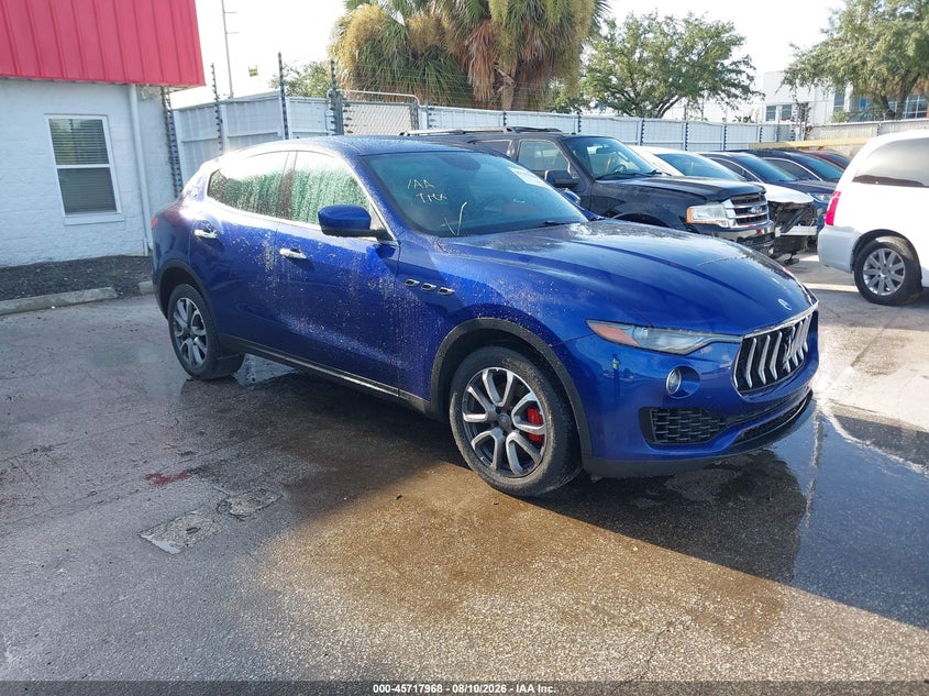 2018 Maserati Levante VIN ZN661XUA2JX284399 IAAI salvage auction — NORMAL WEAR, Clear (Florida), sold $9,600 on 2026-09-30 (photo 1)