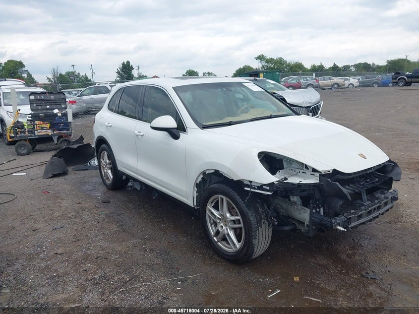 2012 Porsche Cayenne VIN WP1AA2A28CLA09317 IAAI salvage auction — FRONT END, Salvage Title, sold $1,300 on 2026-08-19 (photo 1)