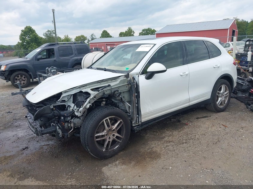 2012 Porsche Cayenne VIN WP1AA2A28CLA09317 IAAI salvage auction — FRONT END, Salvage Title, sold $1,300 on 2026-08-19 (photo 2)