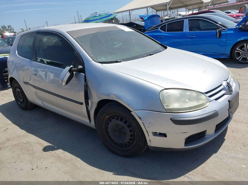 2009 Volkswagen Rabbit VIN WVWBB71K49W018667 IAAI salvage auction — SIDE, Salvage (California), sold $450 on 2026-08-12 (photo 1)