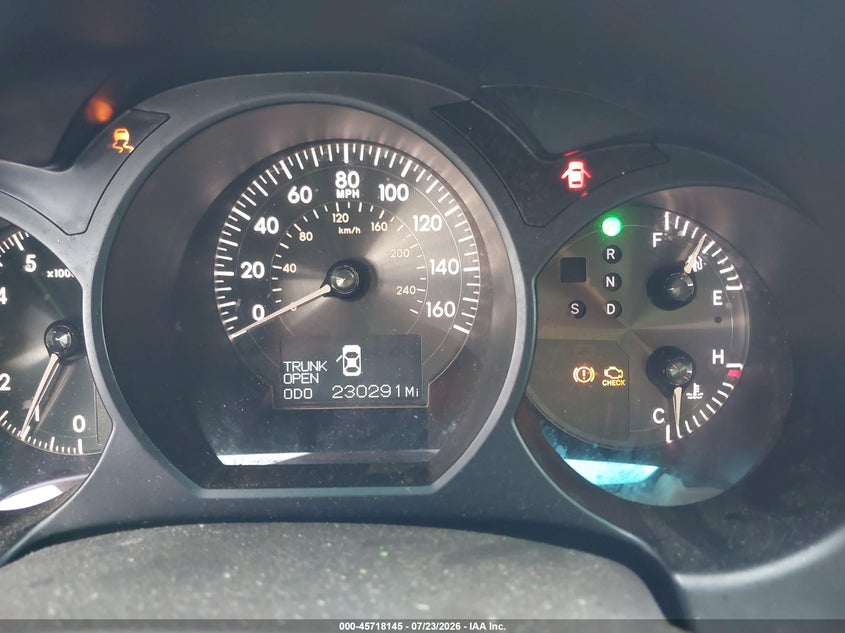 2006 Lexus Gs 300 VIN JTHBH96S665014994 IAAI salvage auction — NORMAL WEAR, Clear (South Carolina), sold $25 on 2026-07-28 (photo 7)