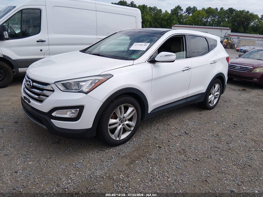 2013 Hyundai Santa fe VIN 5XYZWDLA6DG025194 IAAI salvage auction — NORMAL WEAR, Clear (Virginia), sold $2,125 on 2026-07-31 (photo 2)