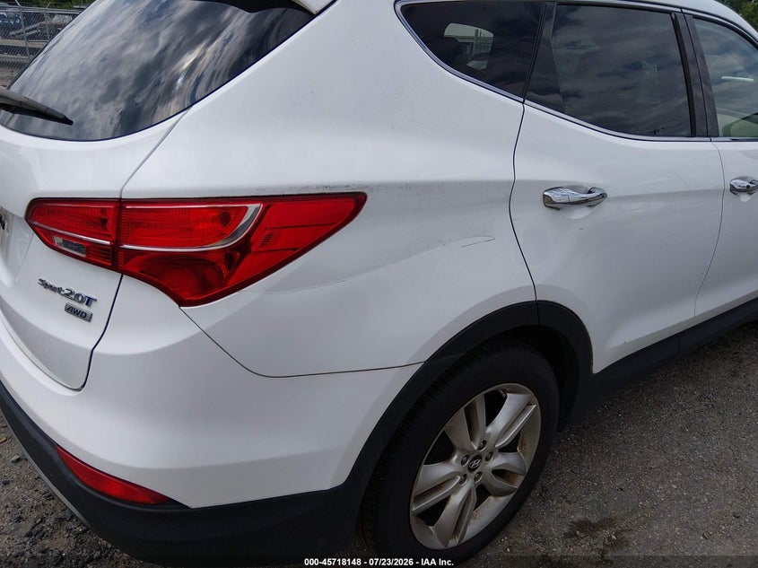 2013 Hyundai Santa fe VIN 5XYZWDLA6DG025194 IAAI salvage auction — NORMAL WEAR, Clear (Virginia), sold $2,125 on 2026-07-31 (photo 6)