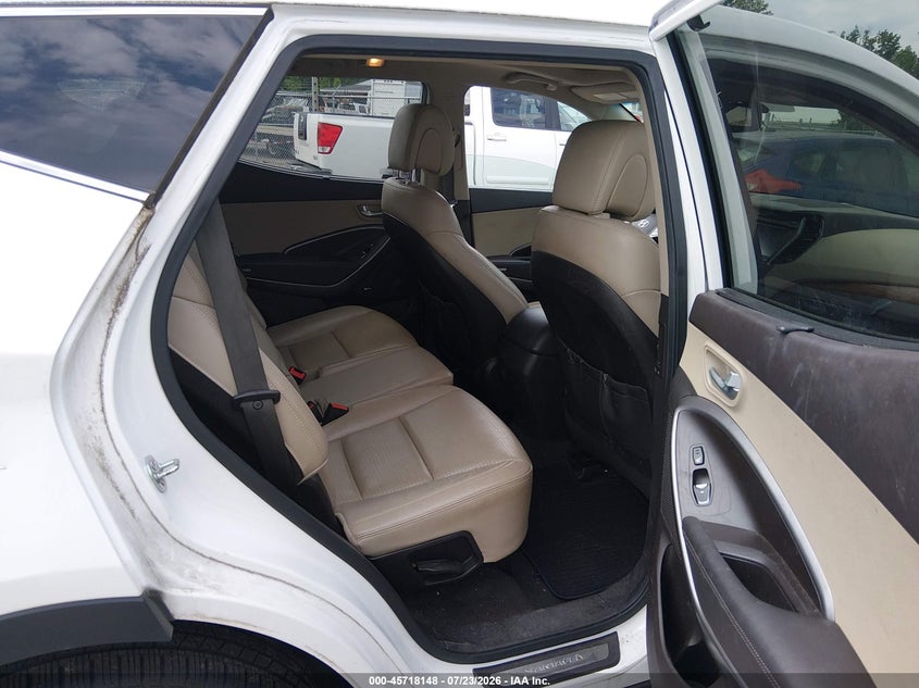 2013 Hyundai Santa fe VIN 5XYZWDLA6DG025194 IAAI salvage auction — NORMAL WEAR, Clear (Virginia), sold $2,125 on 2026-07-31 (photo 8)