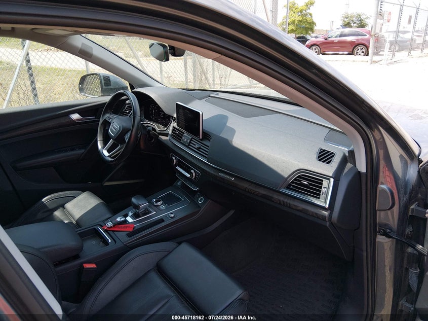 2018 Audi Q5 VIN WA1CNAFY1J2224766 IAAI salvage auction — SIDE, Salvage Title, sold $7,300 on 2026-08-26 (photo 5)