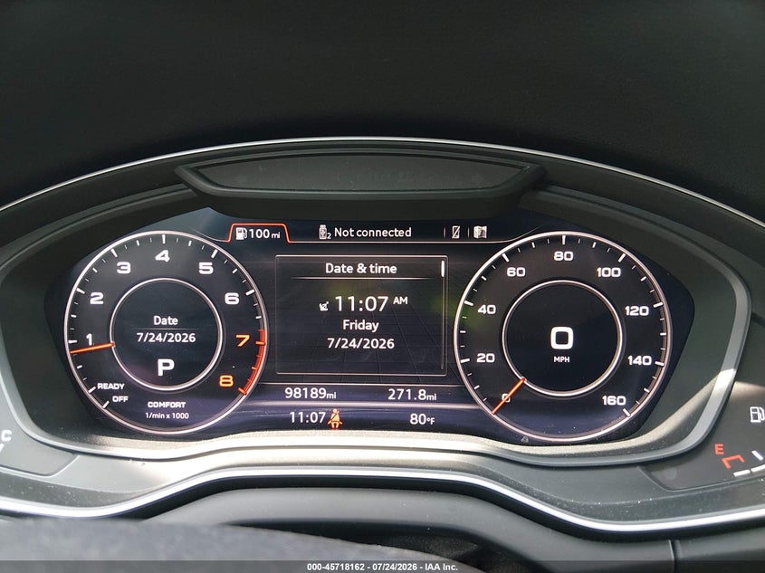 2018 Audi Q5 VIN WA1CNAFY1J2224766 IAAI salvage auction — SIDE, Salvage Title, sold $7,300 on 2026-08-26 (photo 7)